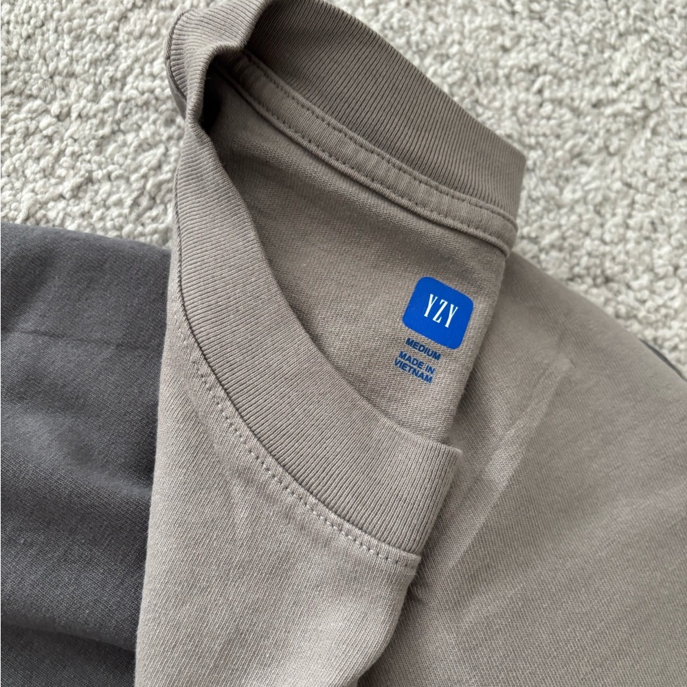 Essentials Light Gray Short Sleeve Tee (2 t shirt pack)